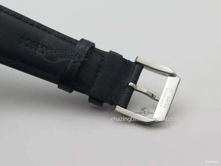 MIROTIME 0210 Thermal Ingeniuer St.Laurens SS Blue Dial MKF 1:1 V2 Best Edition On Black Leather Strap A 7353